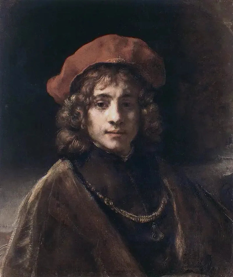 Portret van Titus van Rijn - Rembrandt