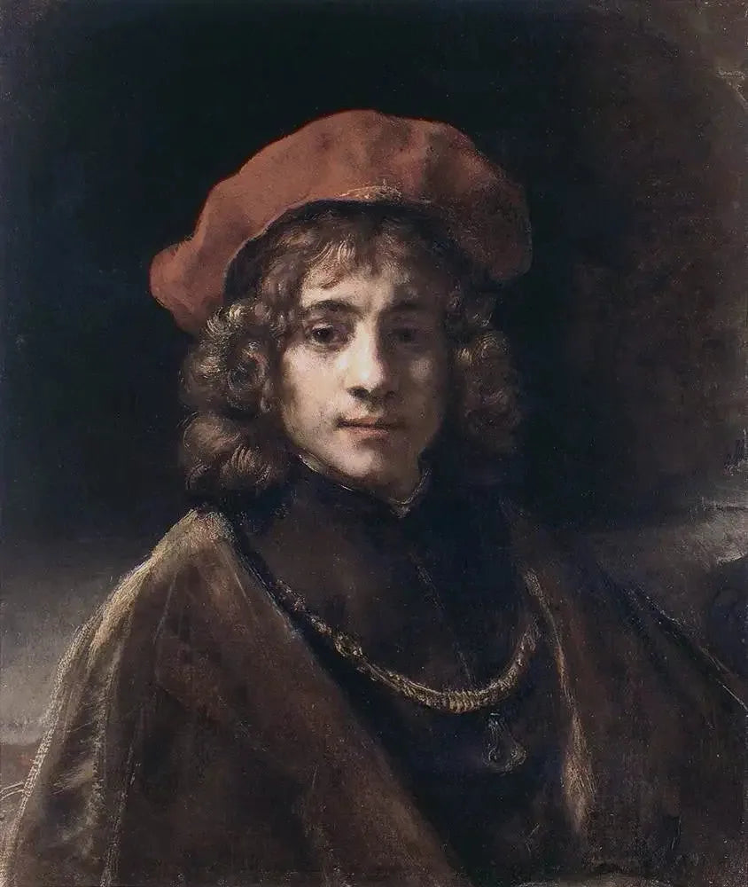 Portret van Titus van Rijn - Rembrandt