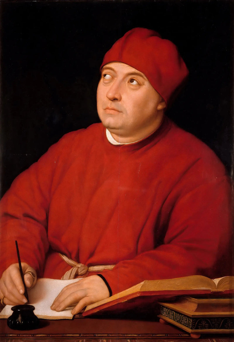 Portret van Tommaso Inghirami, bijgenaamd Fedra - Raphael Sanzio