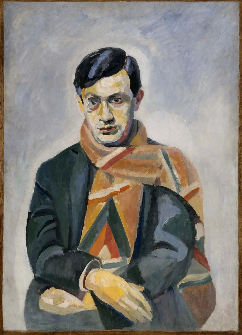 Portret van Tristan Tzara - Robert Delaunay