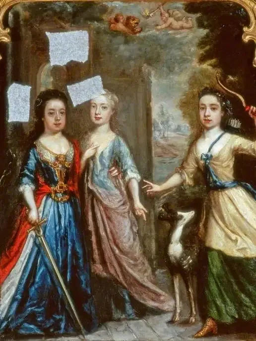 Portret van drie kinderen - Pierre Mignard