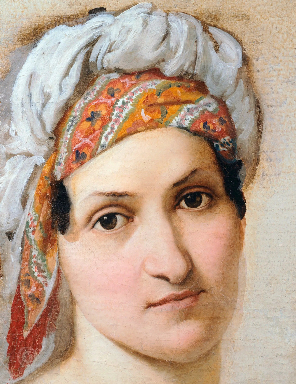 Portrait de Vincenza Scaccia la petite amie de l’artiste - Francesco Hayez - Alpha Reproduction
