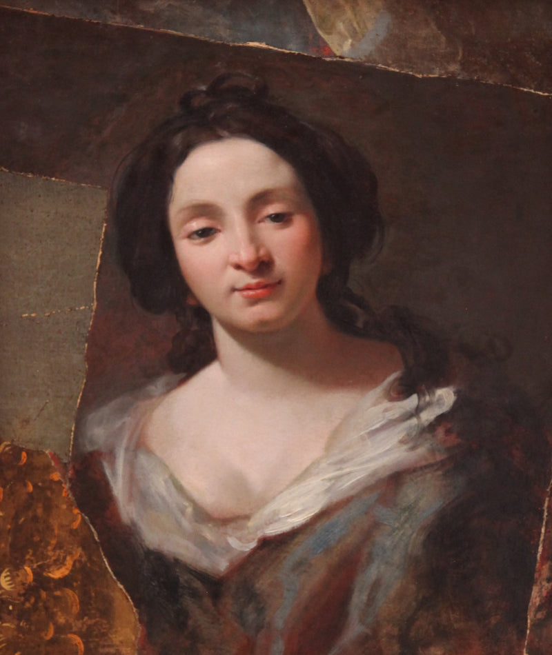 Portret van Virginia da Vezzo - Simon Vouet