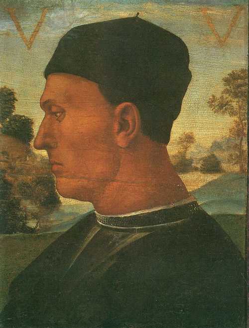 Portret van Vitellozzo Vitelli - Luca Signorelli