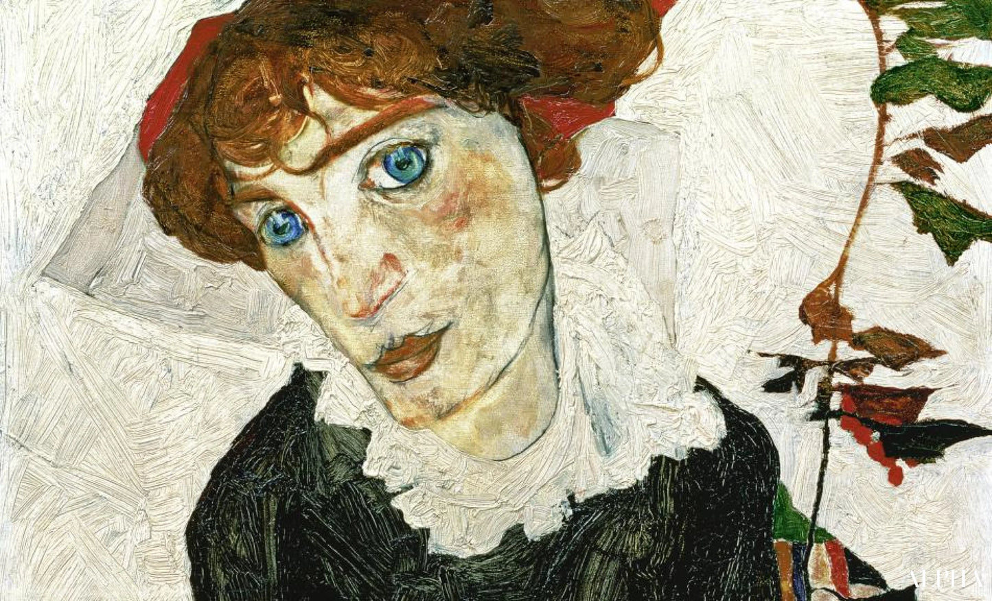 Portret van Walburga Neuzil (Wally) - Egon Schiele - Reproducties van schilderijen en hoogwaardige schilderijen