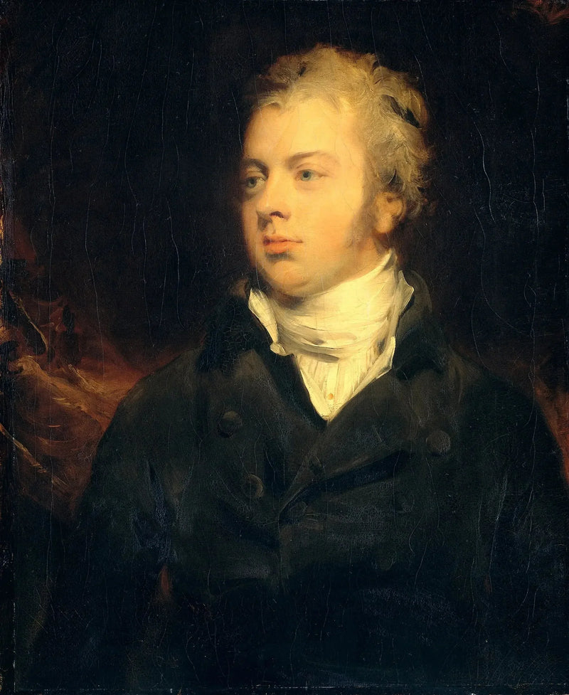 Portret van Willem Ferdinand Mogge Muilman, voorzitter van de Nederlandse Centrale Bank - Thomas Lawrence