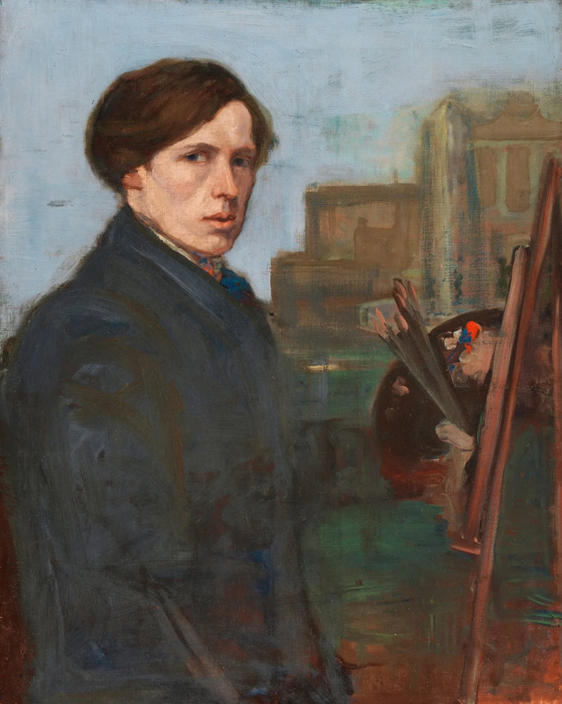 Portret van William Orpen (1878-1931), kunstenaar - Charles Conder