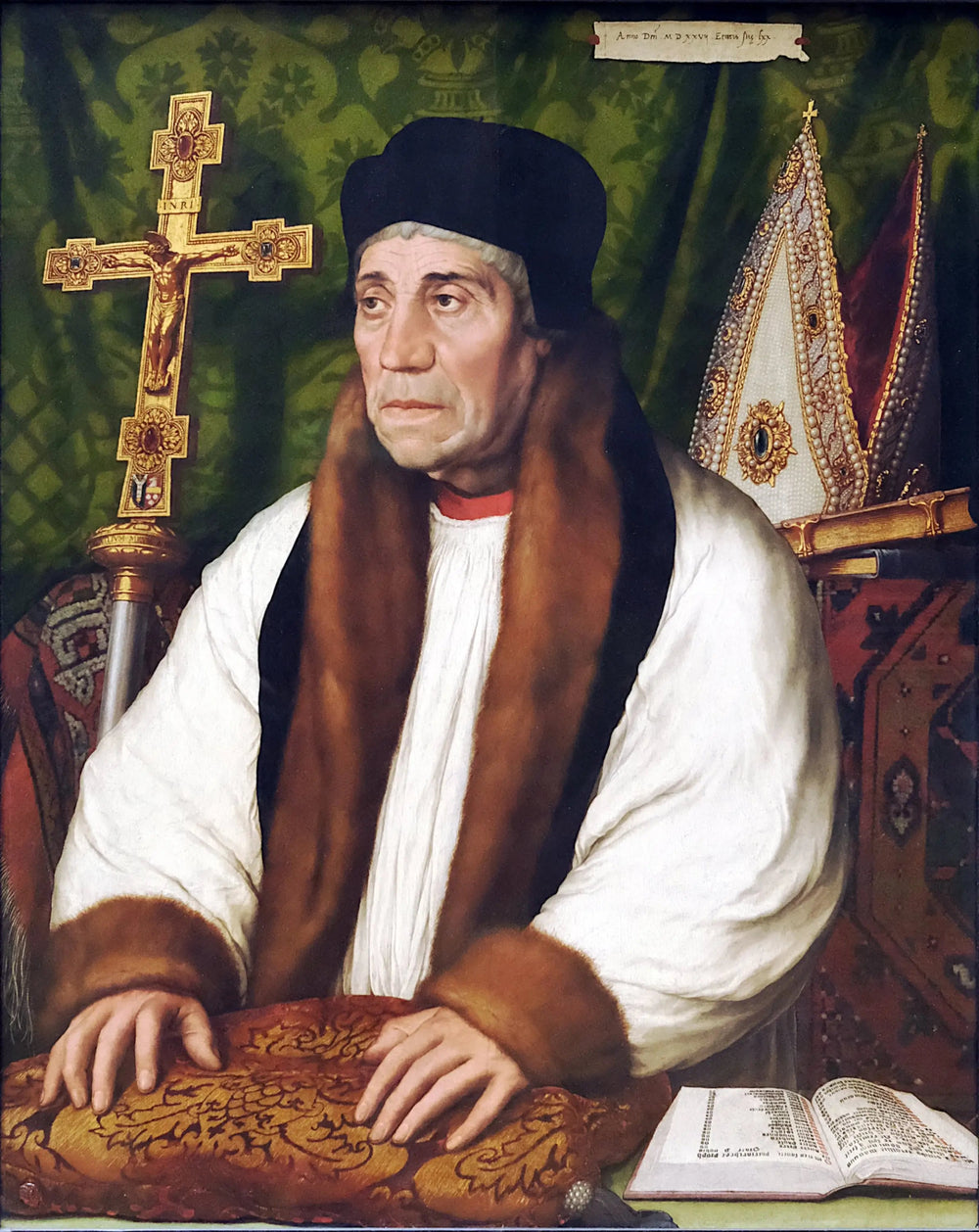 Portrait de William Warham - Hans Holbein le Jeune - Alpha Reproduction