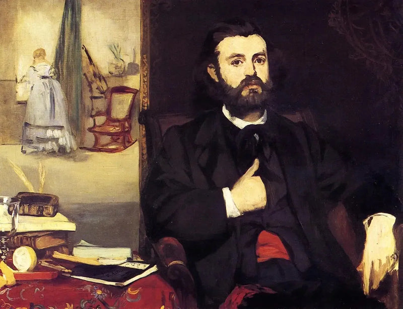 Portret van Zacharie Astruc - Édouard Manet