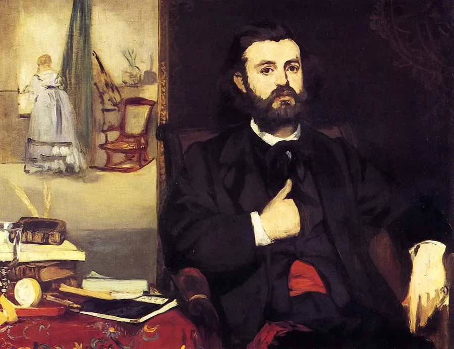 Portret van Zacharie Astruc - Édouard Manet