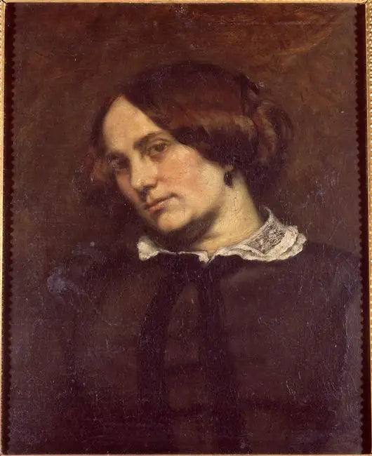 Portret van Zélie Courbet - Gustave Courbet