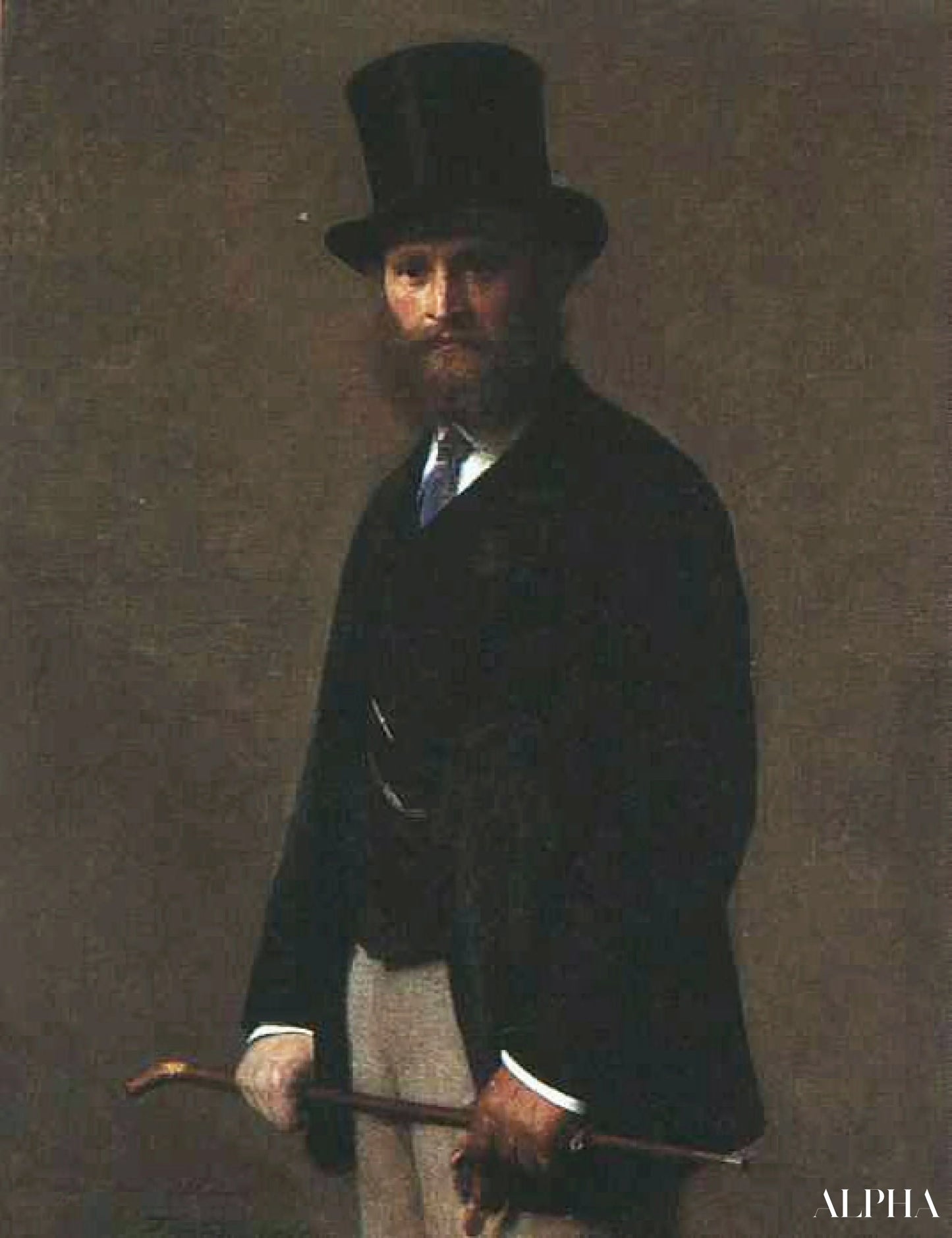 Portret van Édouard Manet - Henri Fantin-Latour - Reproducties van schilderijen en hoogwaardige schilderkunst
