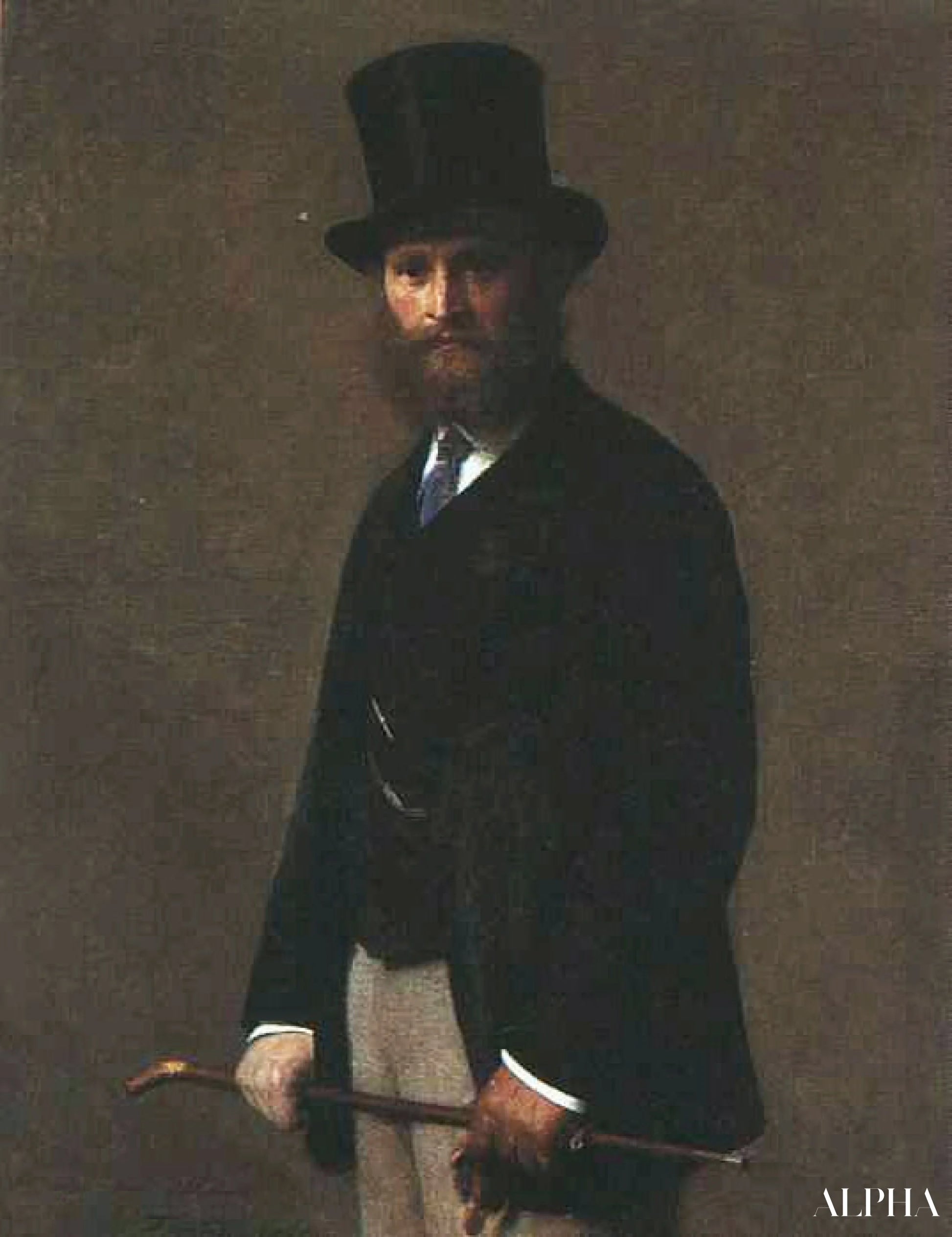 Portret van Édouard Manet - Henri Fantin-Latour - Reproducties van schilderijen en hoogwaardige schilderkunst