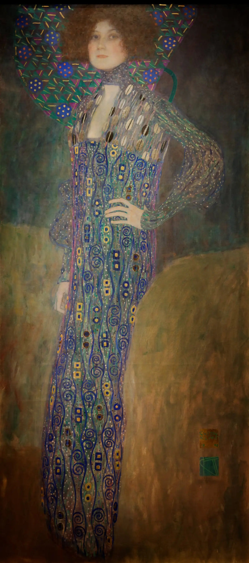 Portret van Emilie Flöge - Gustav Klimt