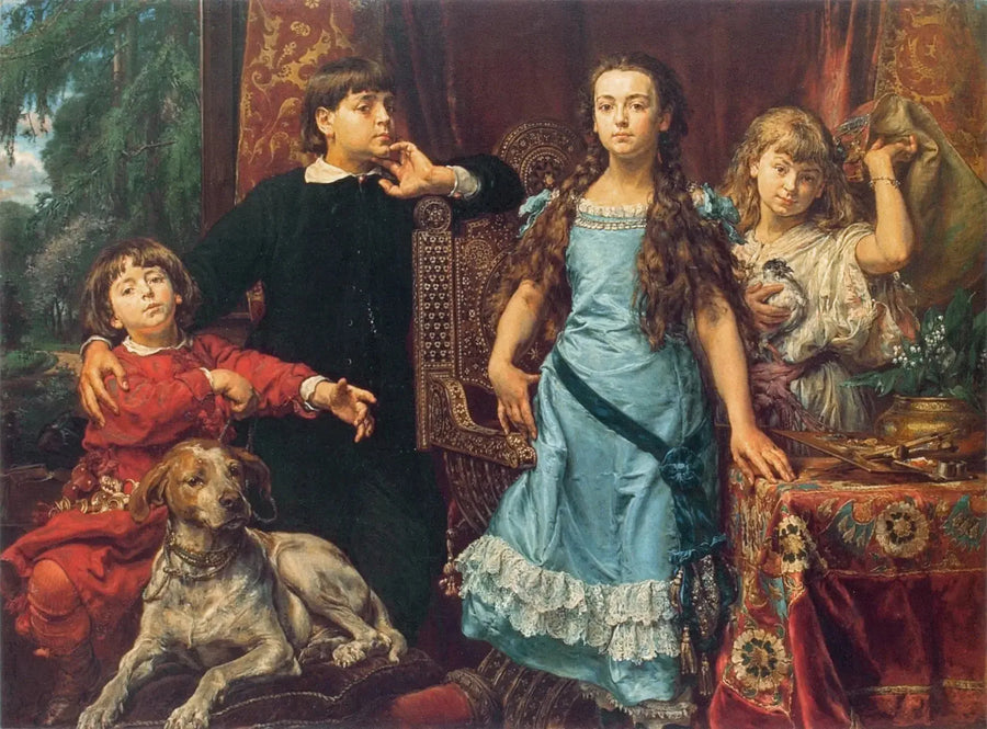 Portret van de vier kinderen van de kunstenaar - Jan Matejko

Source:
Portrait des quatre enfants de l'artiste - Jan Matejko