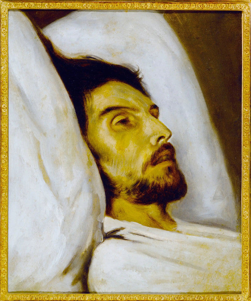 Portret van een man op zijn sterfbed, vroeger bekend als Armand Carrel - Paul Delaroche

Source:
Portrait d'homme sur son lit de mort, autrefois dit Armand Carrel - Paul Delaroche