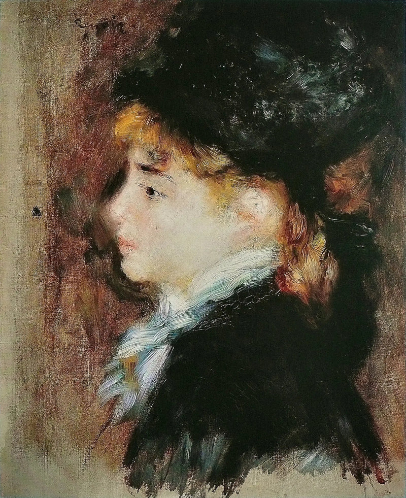 Portret genaamd Margot - Pierre-Auguste Renoir