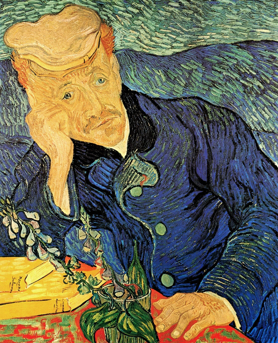 Portret van Dr. Gachet met vingerhoedskruid tak - Vincent van Gogh