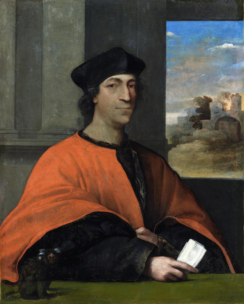 Portret van kardinaal Antonio Ciocchi del Monte (1461-1533) - Sebastiano del Piombo
