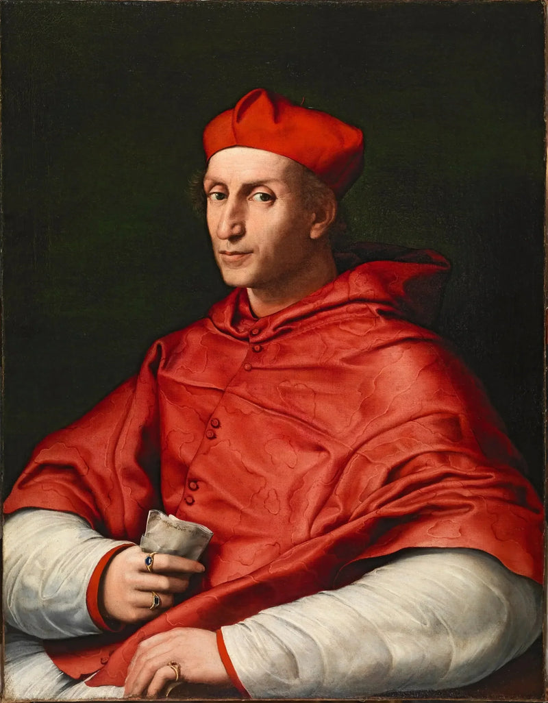 Portret van kardinaal Bibbiena - Raphael Sanzio