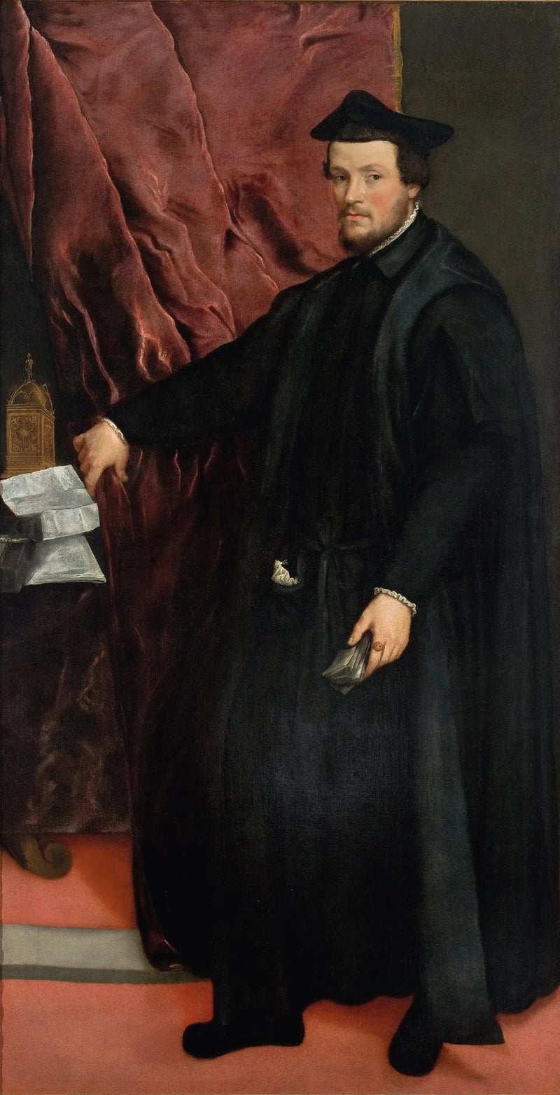 Portret van kardinaal Cristoforo Madruzzo - Titiaan