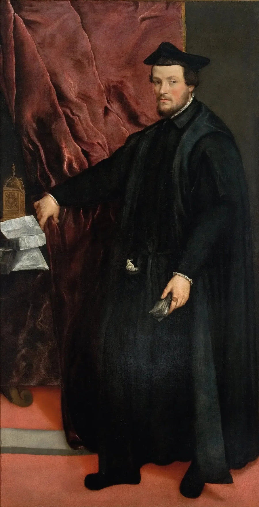 Portret van kardinaal Cristoforo Madruzzo - Titiaan
