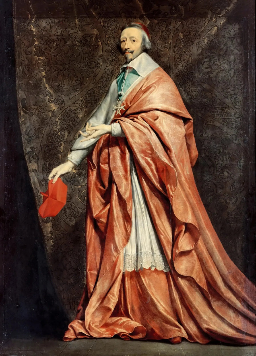 Portret van kardinaal Richelieu - Philippe de Champaigne