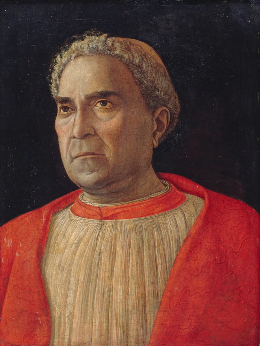 Portret van Kardinaal Ludovico Trevisan - Andrea Mantegna