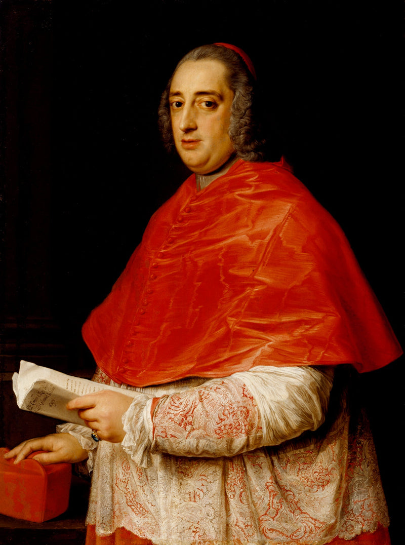 Portret van kardinaal Prospero Colonna di Sciarra - Pompeo Batoni
