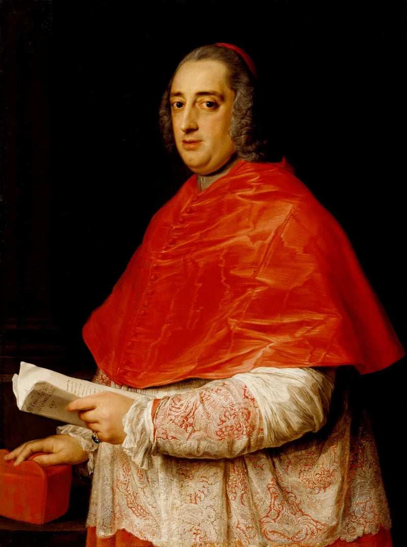 Portret van kardinaal Prospero Colonna di Sciarra - Pompeo Batoni