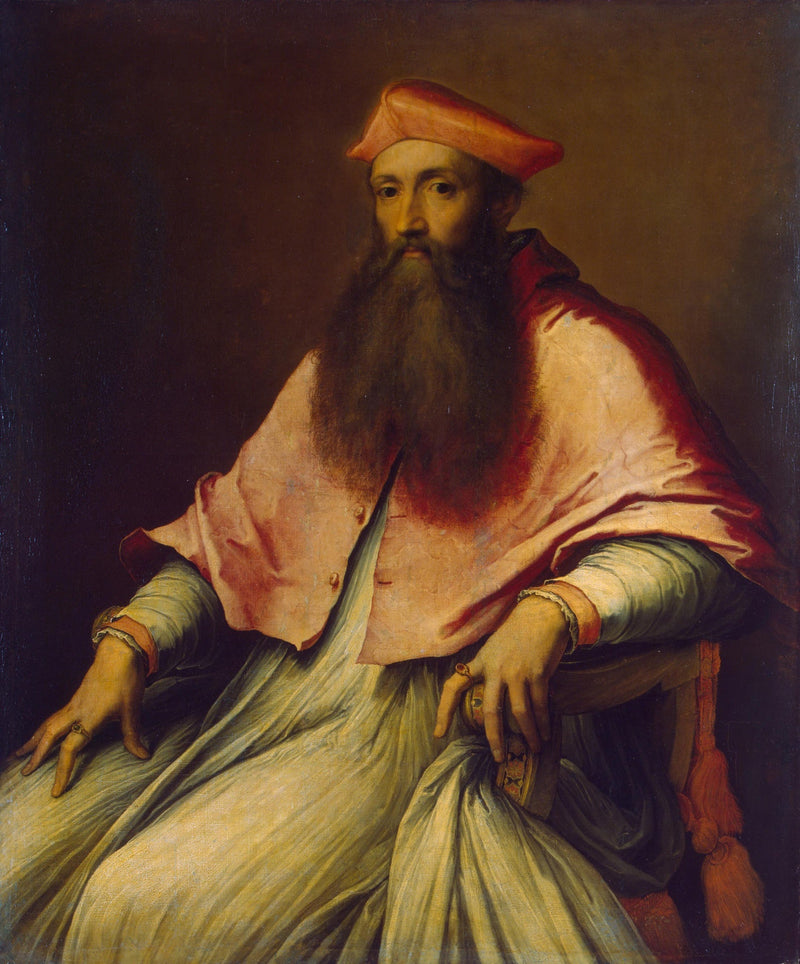 Portret van kardinaal Reginald Pole - Sebastiano del Piombo