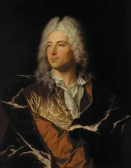 Portret van ridder Lucas Schaub von Basel - Hyacinthe Rigaud