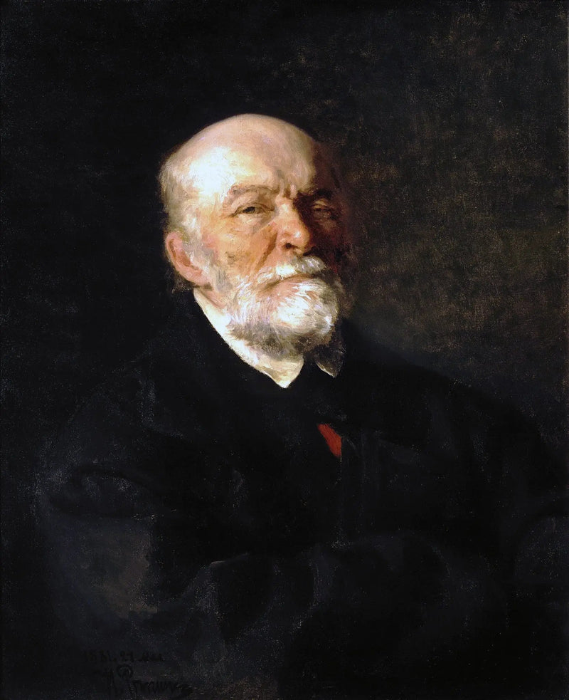 Portret van de chirurg Nikolaï Ivanovitch Pirogov - Ilya Repin