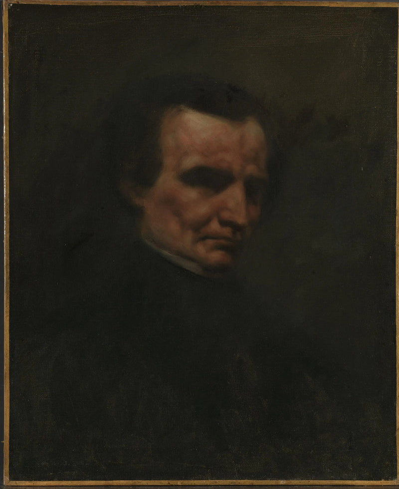 Portret van de componist Hector Berlioz - Gustave Courbet