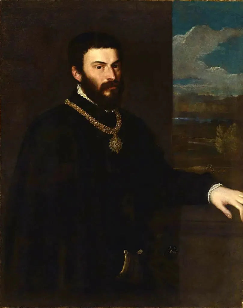 Portret van graaf Antonio Porcia - Titian