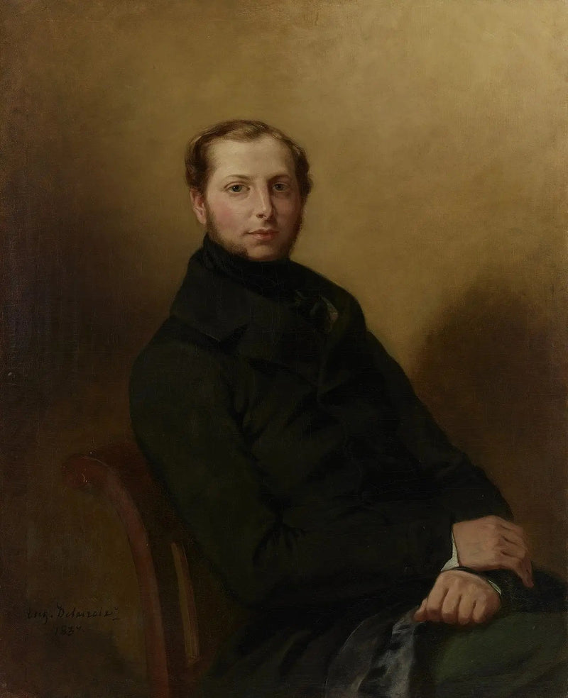 Portret van graaf Charles de Mornay - Eugène Delacroix