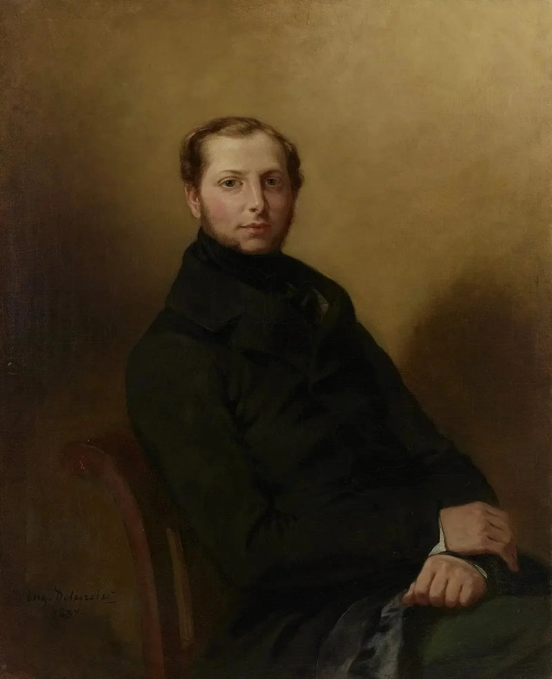 Portret van graaf Charles de Mornay - Eugène Delacroix