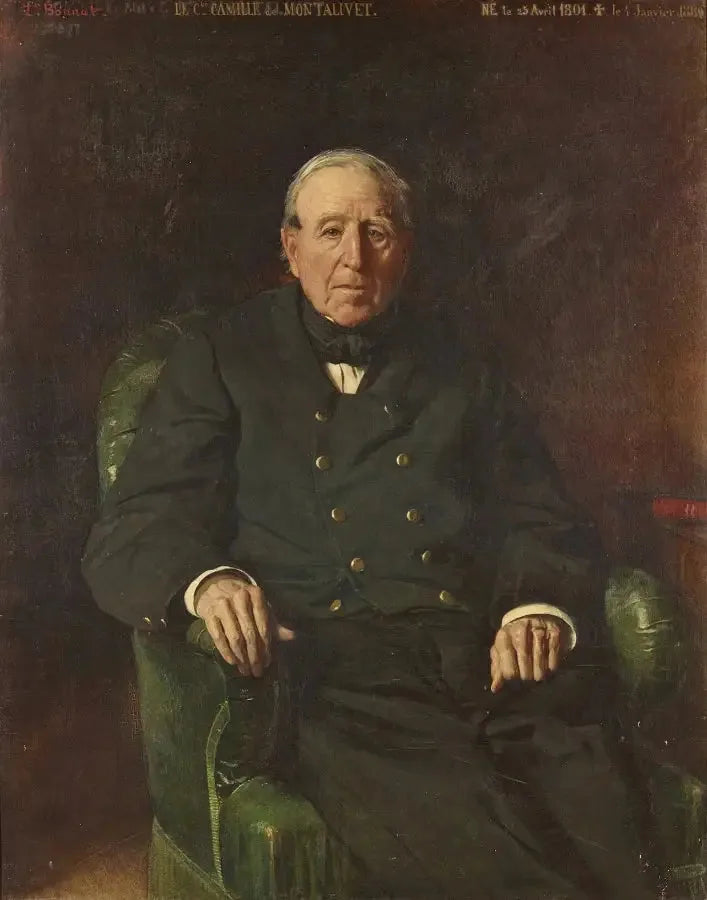 Portret van graaf Montalivet - Léon Bonnat
