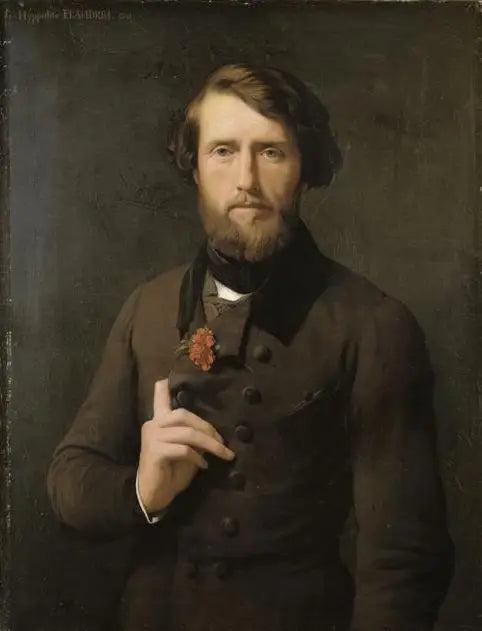Portret van graaf Félix d'Arjuzon (1800-1874) - Hippolyte Flandrin