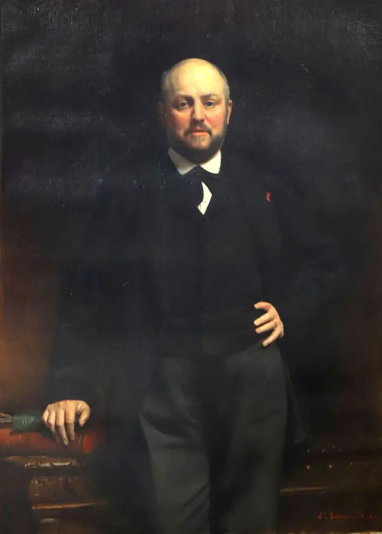 Portret van graaf Frédéric Alexis Louis Pillet-Will - Léon Bonnat