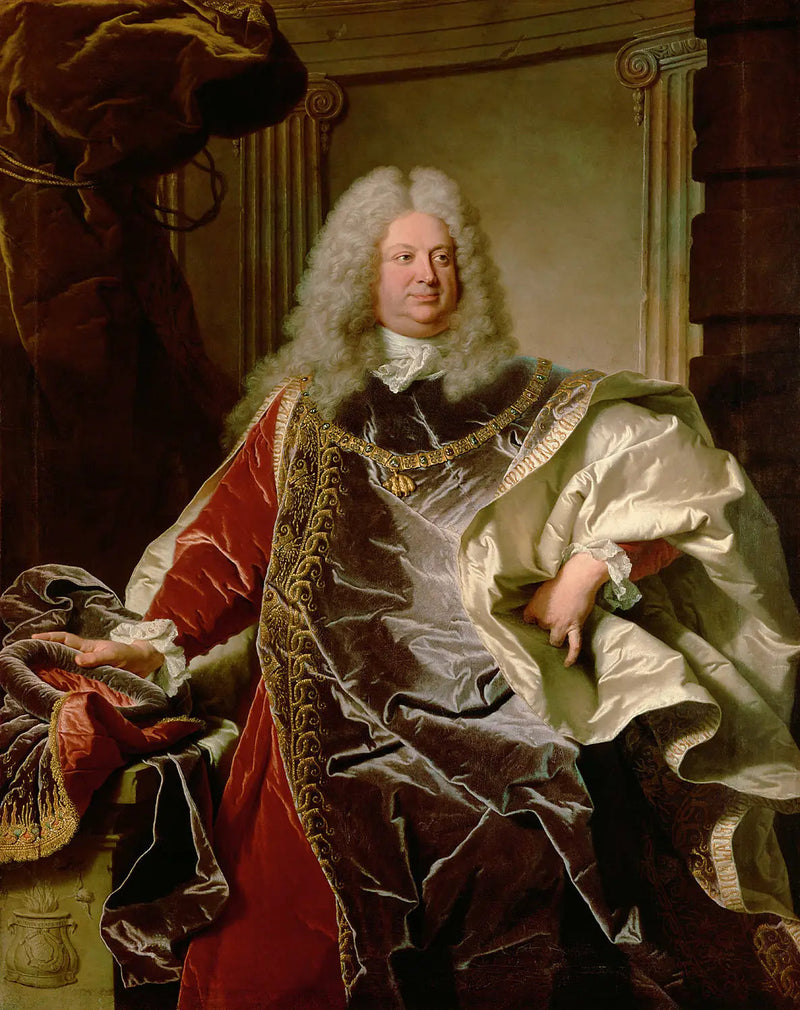 Portret van graaf Sinzendorf door Hyacinthe Rigaud - Hyacinthe Rigaud