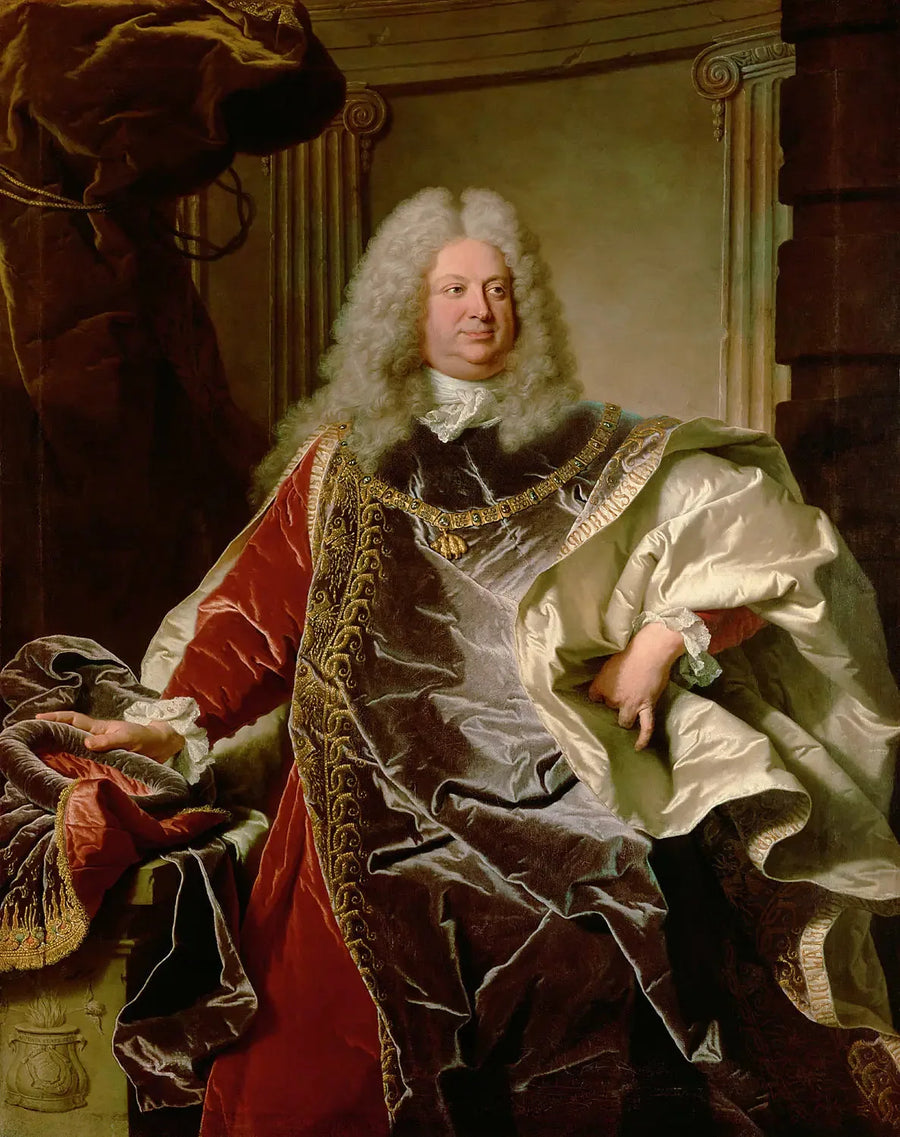 Portret van graaf Sinzendorf door Hyacinthe Rigaud - Hyacinthe Rigaud
