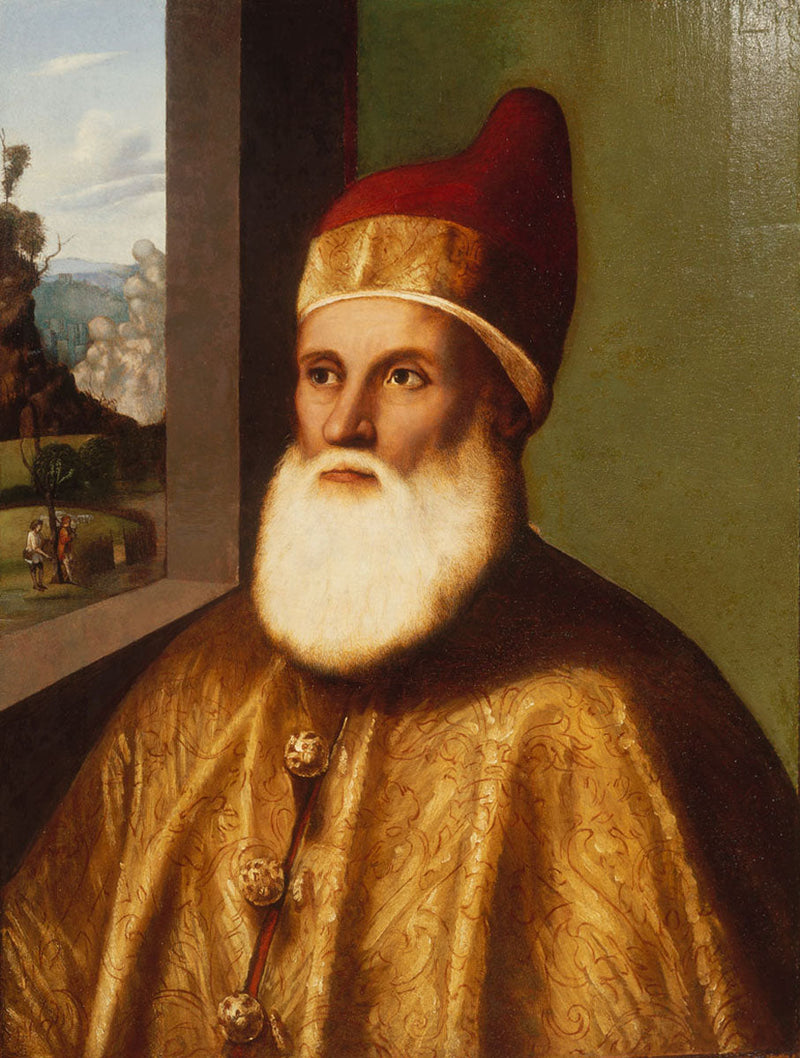 Portret van Doge Agostino Barbarigo - Marco Basaiti