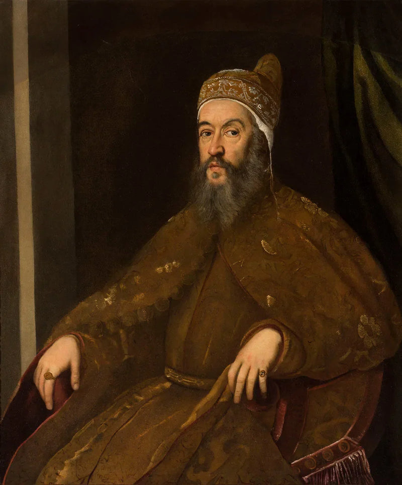 Portret van Doge Alvise Mocenigo - Jacopo Tintoretto