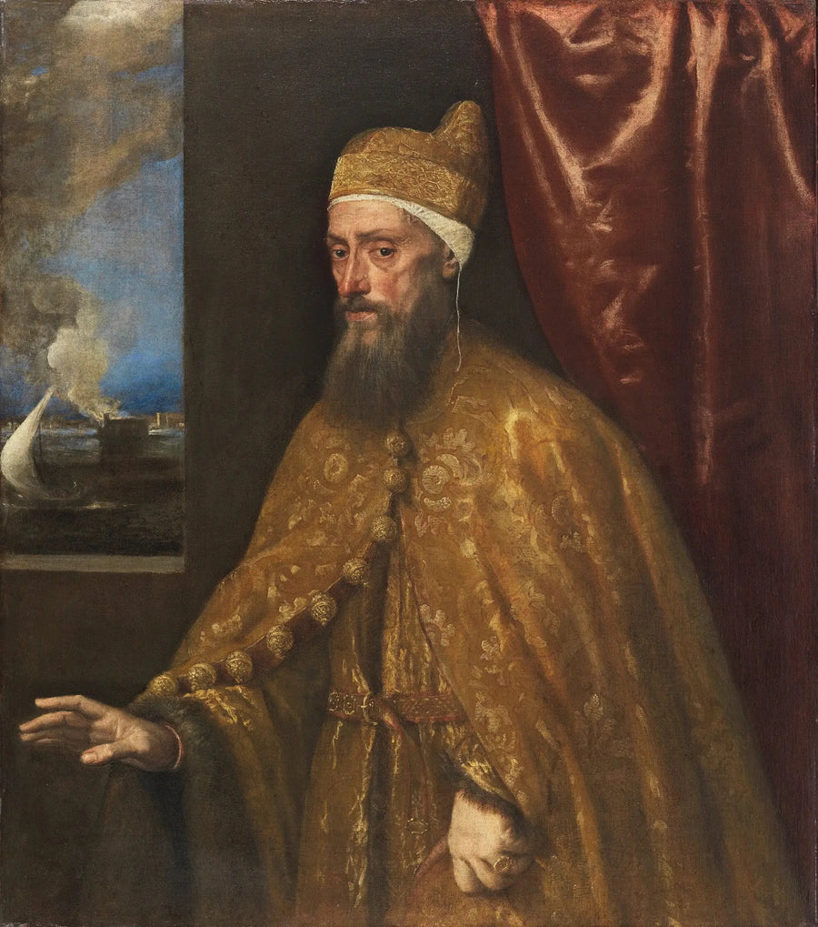 Portret van doge Francesco Venier - Titian