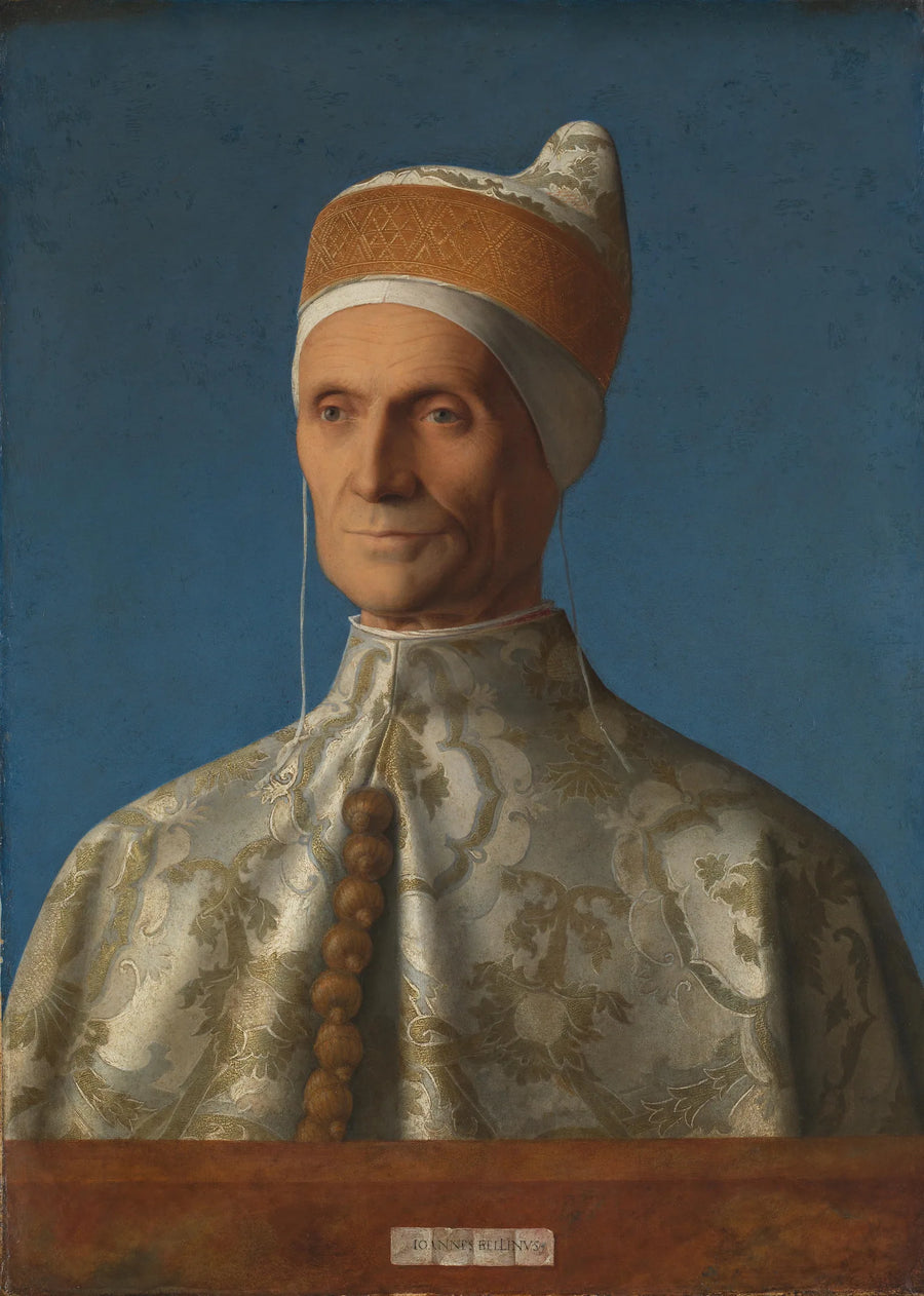 Portret van doge Léonard Loredan - Giovanni Bellini