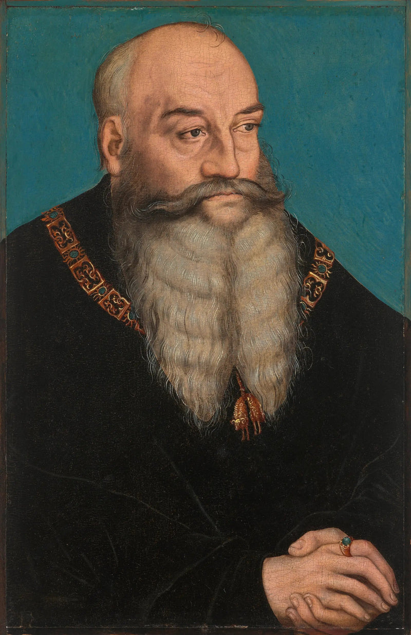 Portret van hertog Georg van Saksen - Lucas Cranach de Oudere