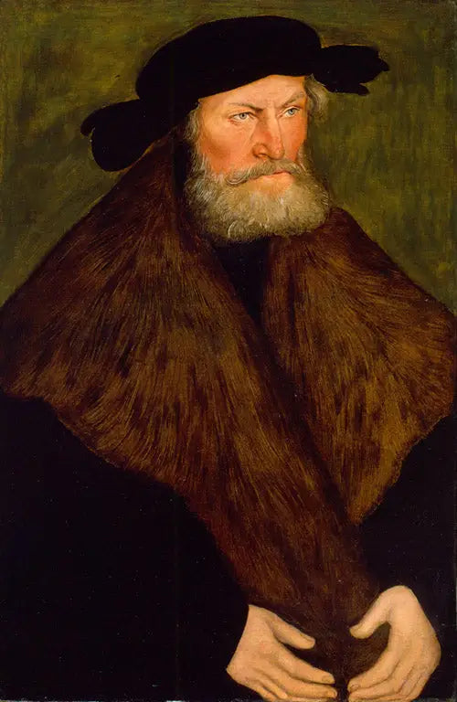 Portret van hertog Hendrik de Pieux van Saksen - Lucas Cranach de Oudere