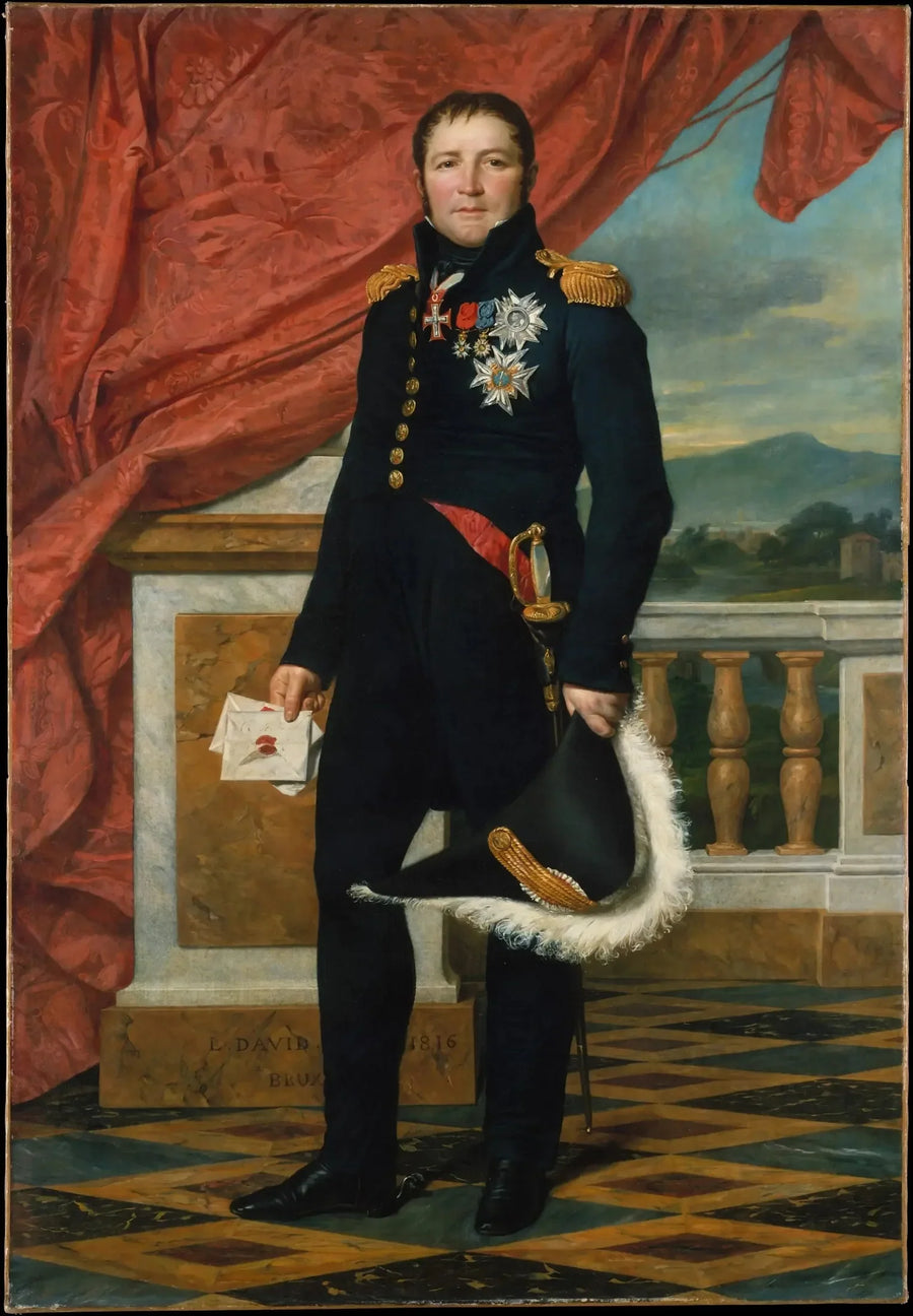 Portret van generaal Étienne-Maurice Gérard - Jacques-Louis David