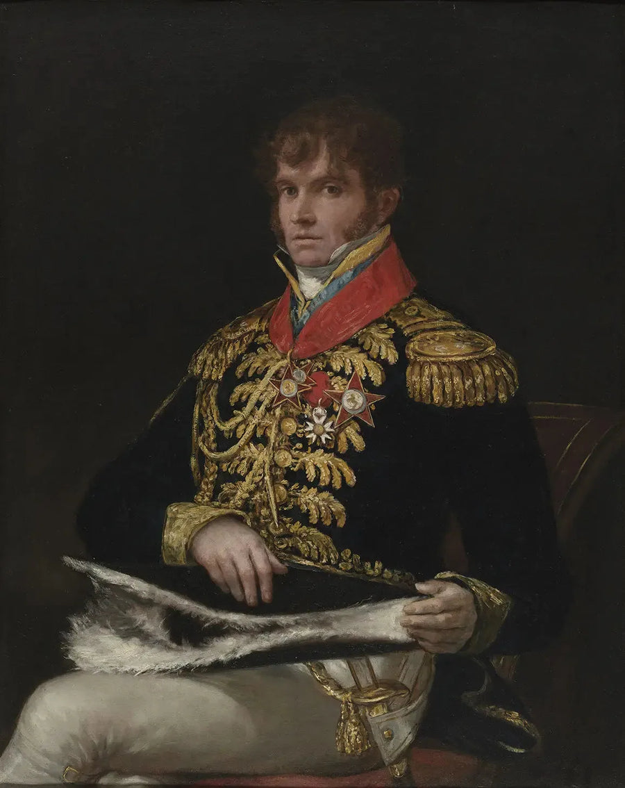 Portret van generaal Nicolas Philippe Guye - Francisco de Goya